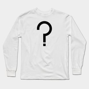 Mystery Tee (Black) Long Sleeve T-Shirt